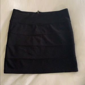Millau black body-con skirt